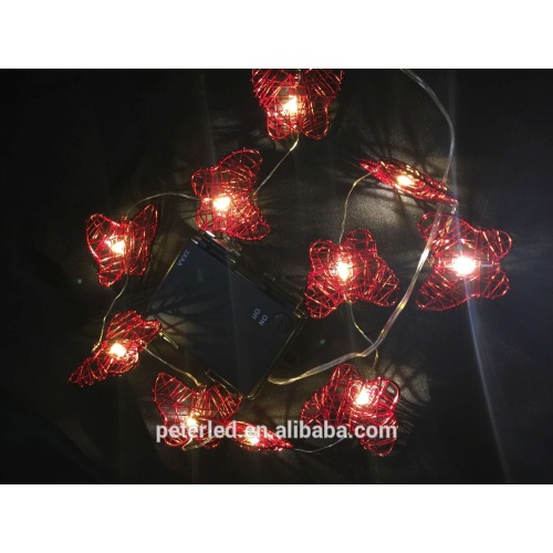 European Popular Sale Battery LED String Light with shapes for Holiday Decoration